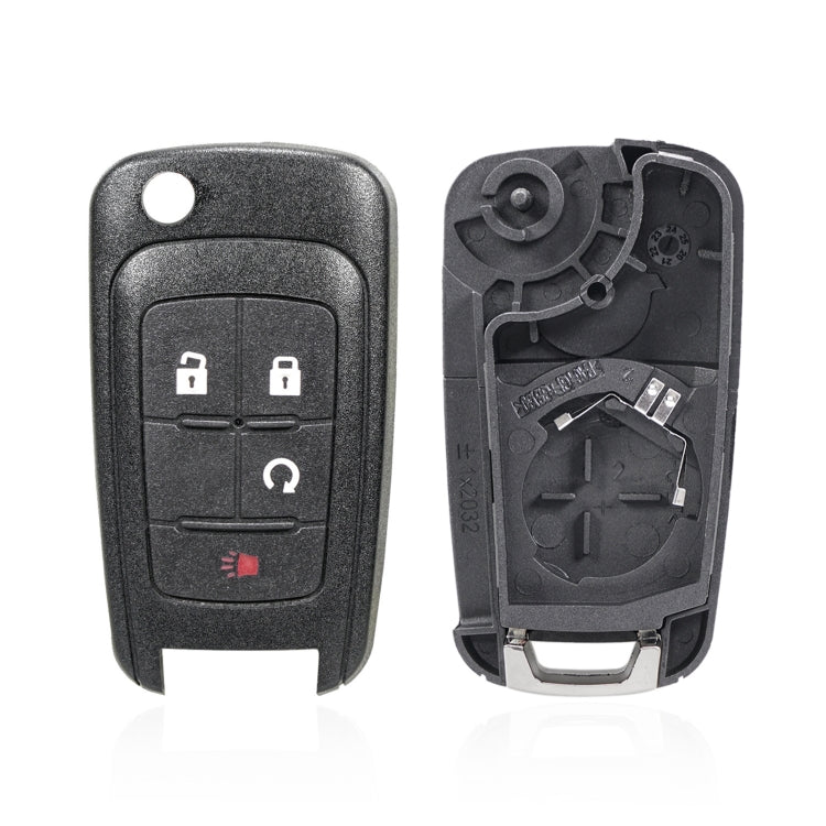 For Opel Car Keys Replacement Car Key Case with Foldable Key Blade(3 Buttons/Start Button) - Remote Car Key by buy2fix | Online Shopping UK | buy2fix