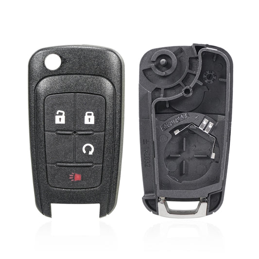 For Opel Car Keys Replacement Car Key Case with Foldable Key Blade(3 Buttons/Start Button) - Remote Car Key by buy2fix | Online Shopping UK | buy2fix