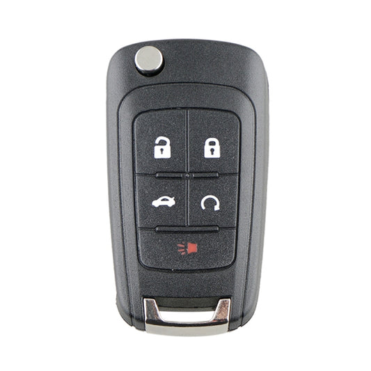 For Opel Car Keys Replacement Car Key Case with Foldable Key Blade(5 Sedan Button) - Remote Car Key by buy2fix | Online Shopping UK | buy2fix