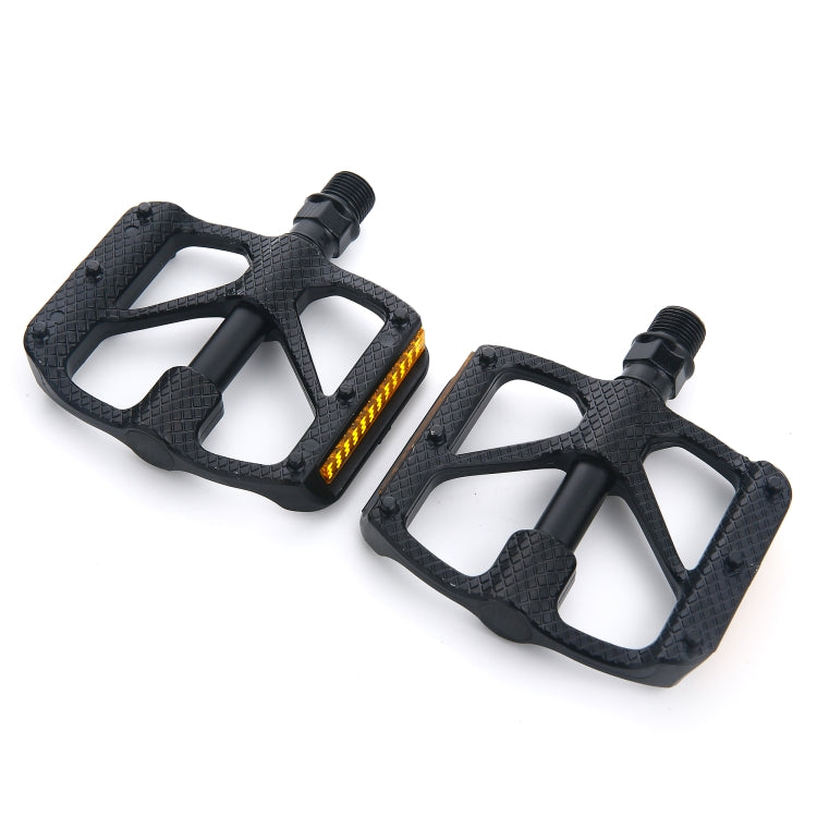 B610 1 Pair Mountain Bicycle Carbon Fiber Palin Bearing Pedals(Black) by buy2fix