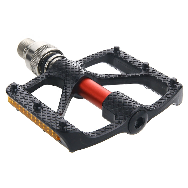 QR610 1 Pair Carbon Fiber Bicycle Quick Release Pedals(Red Axis) by buy2fix