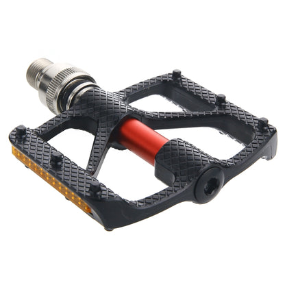 QR610 1 Pair Carbon Fiber Bicycle Quick Release Pedals(Red Axis) by buy2fix