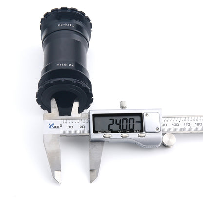 T47B24 Bottom Bracket Fits 86.5mm Width of Bicycle Frame(Black) by buy2fix