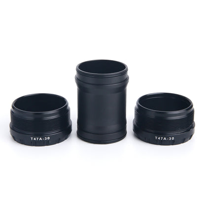 T47A30 Bottom Bracket Fits 68mm/73mm Width of Bicycle Frame(Black) by buy2fix