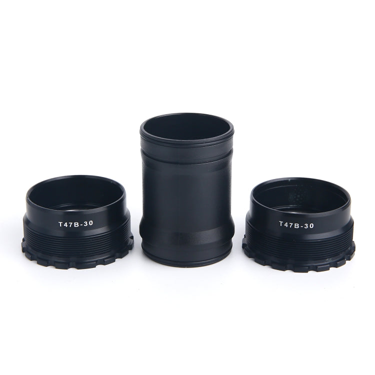 T47B30 Bottom Bracket Fits 86.5mm Width of Bicycle Frame(Black) by buy2fix