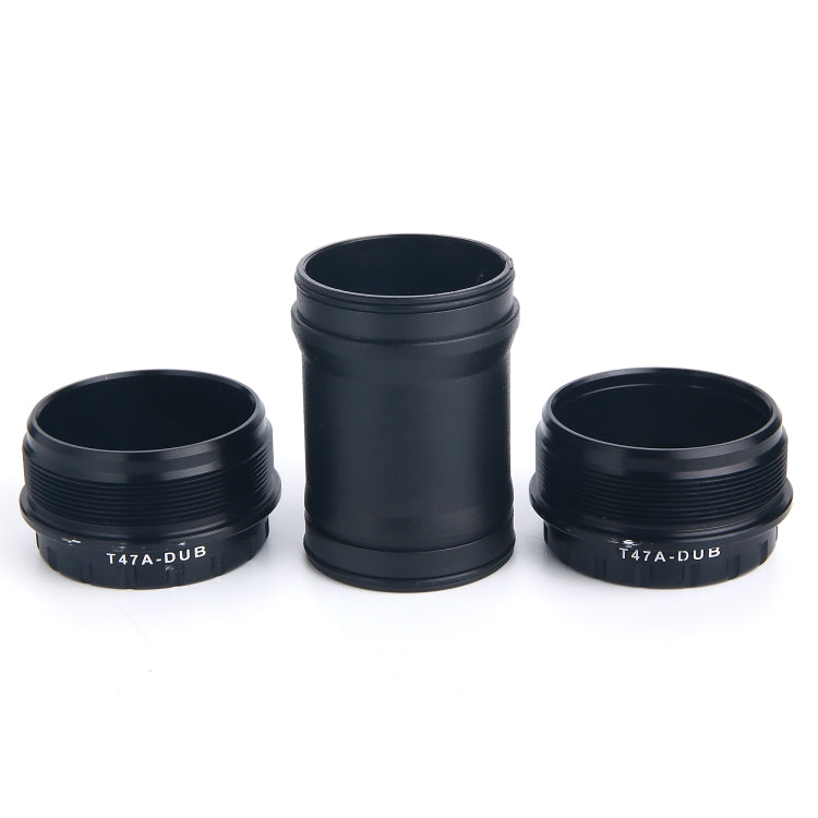 T47ADUB Bottom Bracket Fits 68mm/73mm Width of Bicycle Frame(Black) by buy2fix