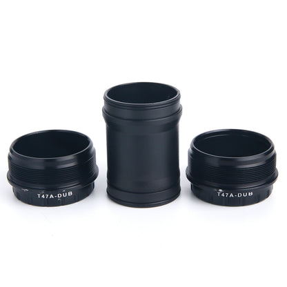 T47ADUB Bottom Bracket Fits 68mm/73mm Width of Bicycle Frame(Black) by buy2fix