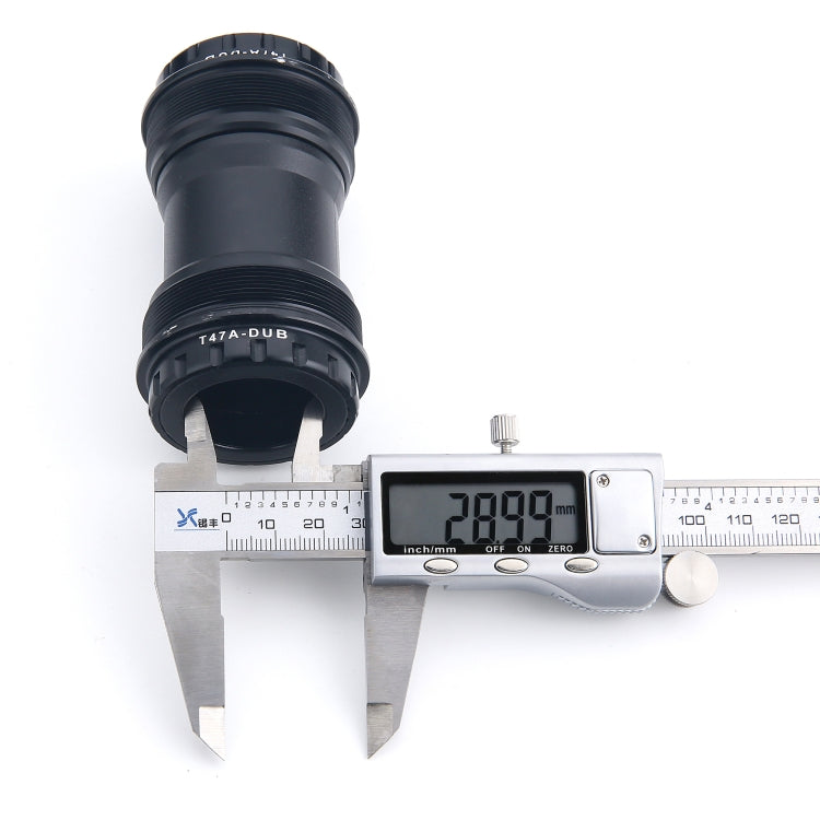 T47ADUB Bottom Bracket Fits 68mm/73mm Width of Bicycle Frame(Black) by buy2fix