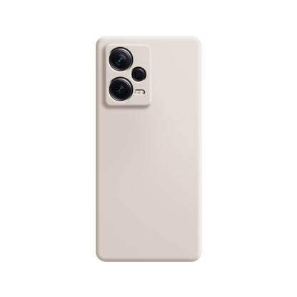 For Xiaomi Redmi Note 12 5G Global Imitation Liquid Silicone Phone Case(White) by buy2fix