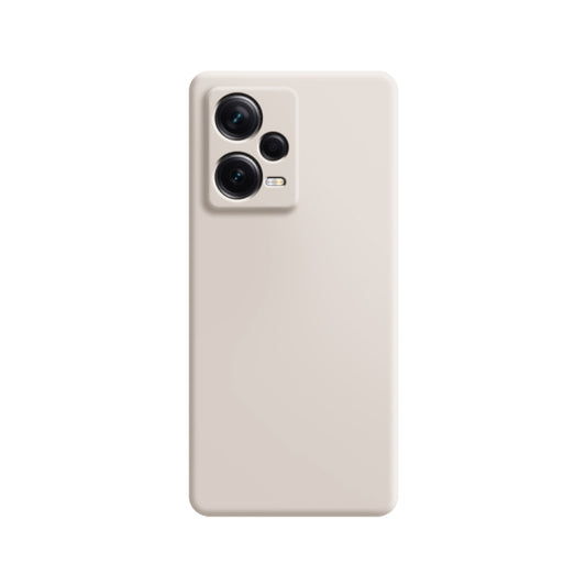 For Xiaomi Redmi Note 12 5G Global Imitation Liquid Silicone Phone Case(White) by buy2fix