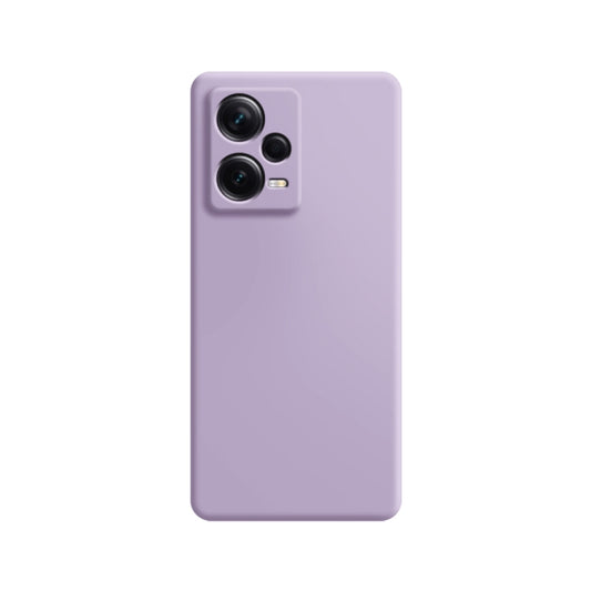 For Xiaomi Redmi Note 12 5G Global Imitation Liquid Silicone Phone Case(Purple) by buy2fix