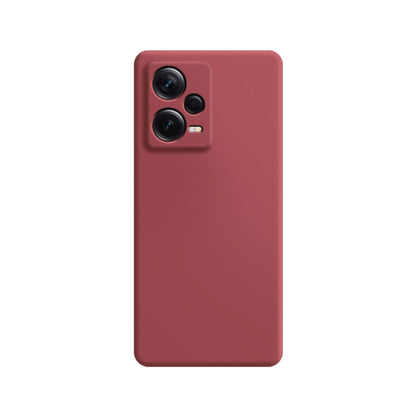 For Xiaomi Redmi Note 12 5G Global Imitation Liquid Silicone Phone Case(Red) by buy2fix