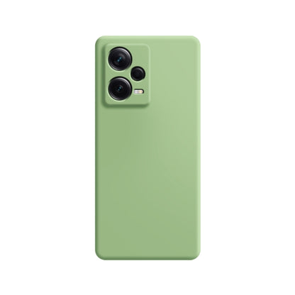 For Xiaomi Redmi Note 12 5G Global Imitation Liquid Silicone Phone Case(Matcha Green) by buy2fix