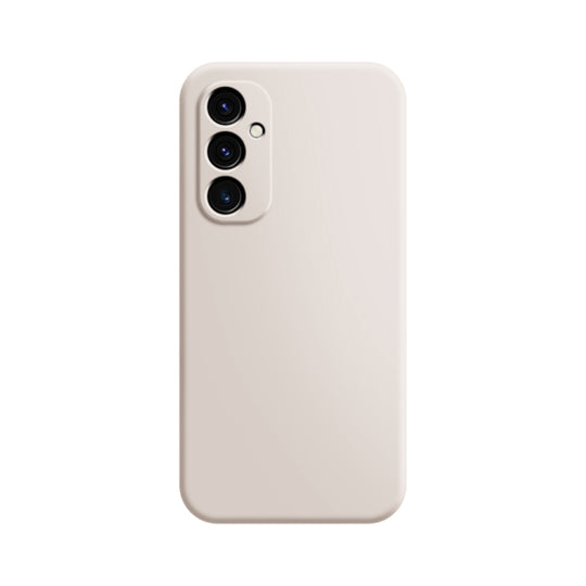 Pour Samsung Galaxy A34 5G Étui de téléphone en silicone liquide imitation (blanc)