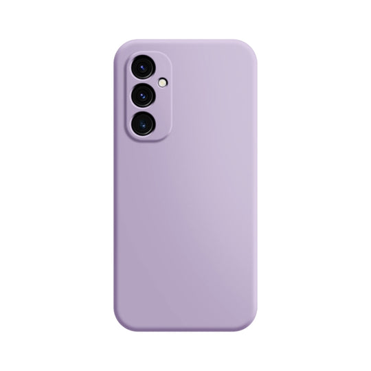 Pour Samsung Galaxy A34 5G Étui de téléphone en silicone liquide imitation (violet)