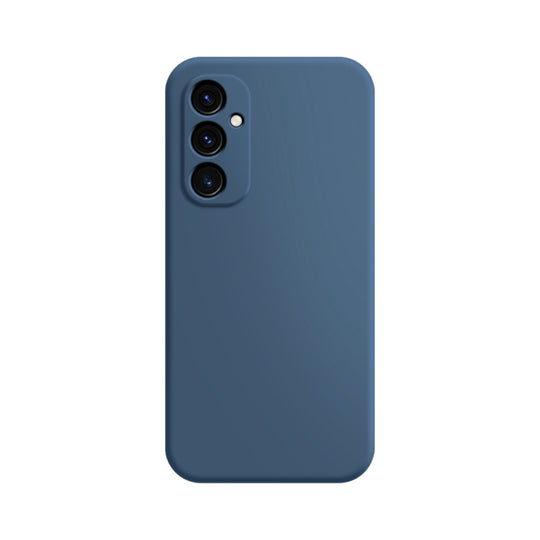 Pour Samsung Galaxy A34 5G Étui de téléphone en silicone liquide imitation (bleu)