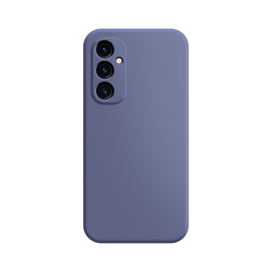 Pour Samsung Galaxy A34 5G Étui de téléphone en silicone liquide imitation (gris)