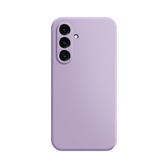 Pour Samsung Galaxy A54 5G Étui de téléphone en silicone liquide imitation (violet)