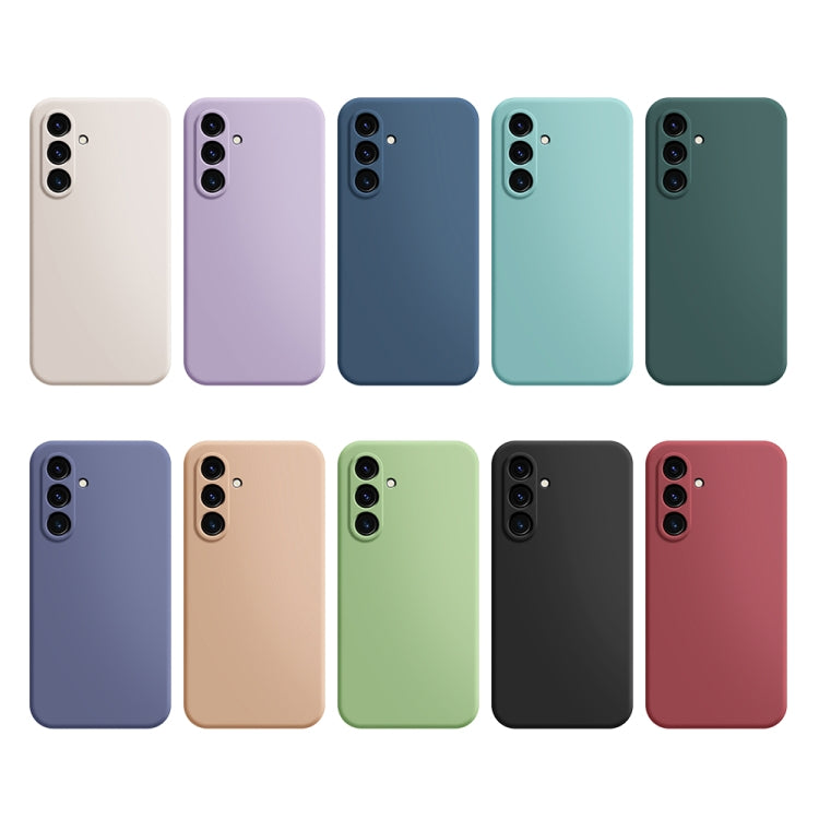 For Samsung Galaxy A54 5G Imitation Liquid Silicone Phone Case(Dark Green) - Galaxy Phone Cases by buy2fix | Online Shopping UK | buy2fix