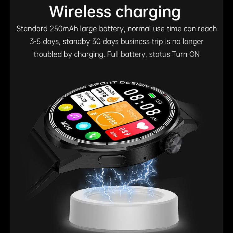 HDT 3 Max 1.6 inch Steel Band IP67 Waterproof Smart Watch Support Bluetooth Call / NFC(Silver) by buy2fix