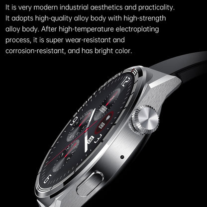 HDT 3 Max 1.6 inch Steel Band IP67 Waterproof Smart Watch Support Bluetooth Call / NFC(Silver) by buy2fix