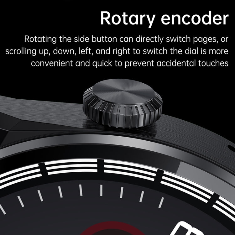 HDT 3 Max 1.6 inch Silicone Band IP67 Waterproof Smart Watch Support Bluetooth Call / NFC(Black) by buy2fix