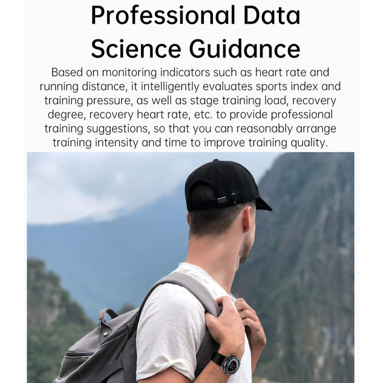 HDT 3 Max 1.6 inch Leather Band IP67 Waterproof Smart Watch Support Bluetooth Call / NFC(Silver) by buy2fix