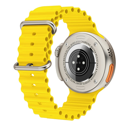 K9 Ultra Pro 1.39 inch Silicone Band IP67 Waterproof Smart Watch Support Bluetooth Call / NFC(Yellow) - Smart Watches by buy2fix | Online Shopping UK | buy2fix
