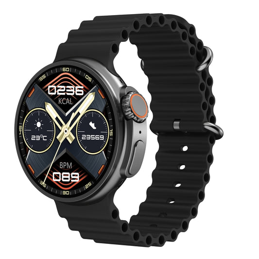 K9 Ultra Pro 1.39 inch Silicone Band IP67 Waterproof Smart Watch Support Bluetooth Call / NFC(Black) by buy2fix