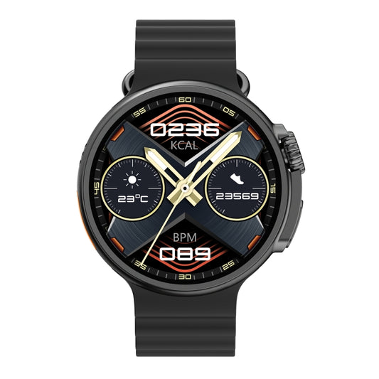 K9 Ultra Pro 1.39 inch Silicone Band IP67 Waterproof Smart Watch Support Bluetooth Call / NFC(Black) by buy2fix