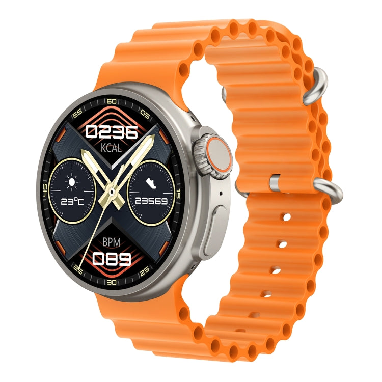 K9 Ultra Pro 1.39 inch Silicone Band IP67 Waterproof Smart Watch Support Bluetooth Call / NFC(Orange) by buy2fix