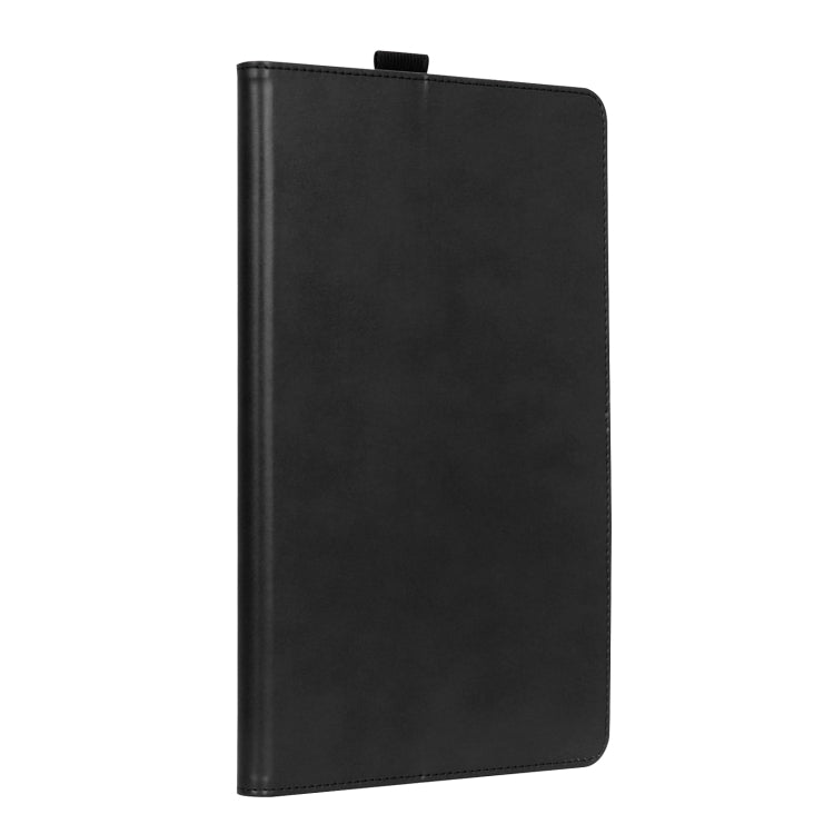 For Lenovo Tab P11 Pro Gen2 11.2 2022 TB132/138 Embossed Front Stand Leather Smart Tablet Case(Black) - Lenovo by buy2fix | Online Shopping UK | buy2fix