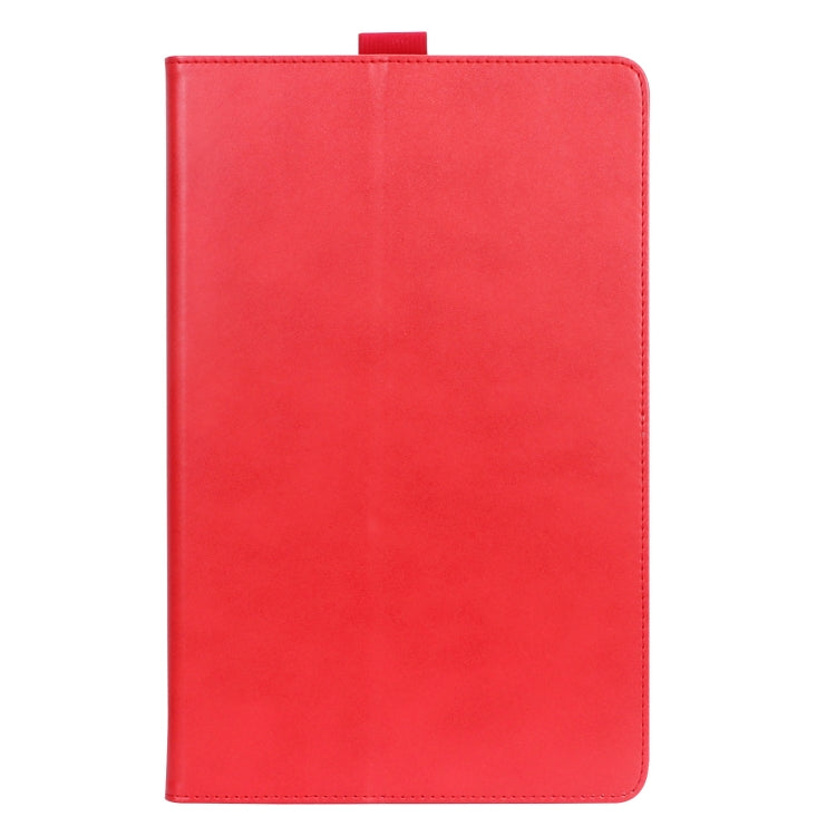 For Lenovo Tab P11 Pro Gen2 11.2 2022 TB132/138 Embossed Front Stand Leather Smart Tablet Case(Red) - Lenovo by buy2fix | Online Shopping UK | buy2fix