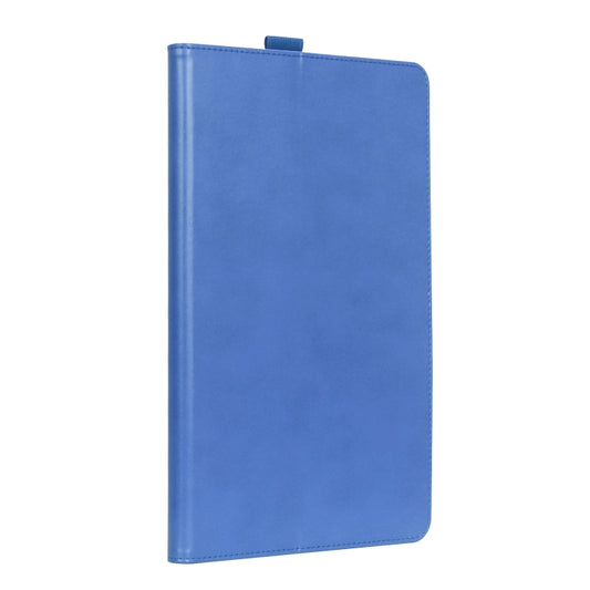 For Lenovo Tab P11 Pro Gen2 11.2 2022 TB132/138 Embossed Front Stand Leather Smart Tablet Case(Blue) - Lenovo by buy2fix | Online Shopping UK | buy2fix