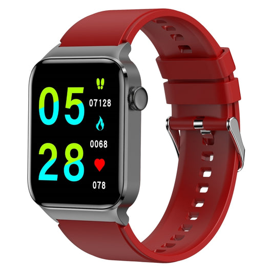 T50 1.85 inch Silicone Band IP67 Waterproof Smart Watch Supports Voice Assistant / Health Monitoring(Red) by buy2fix