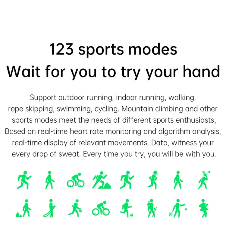 T50 1.85 inch Silicone Band IP67 Waterproof Smart Watch Supports Voice Assistant / Health Monitoring(Blue) by buy2fix