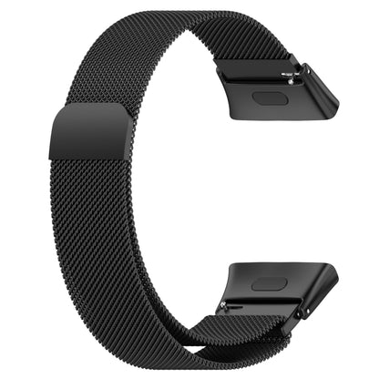 For Xiaomi Redmi Watch 3 / Mi Watch Lite 3 Milanese Metal Watch Band(Black) - Watch Bands by buy2fix | Online Shopping UK | buy2fix