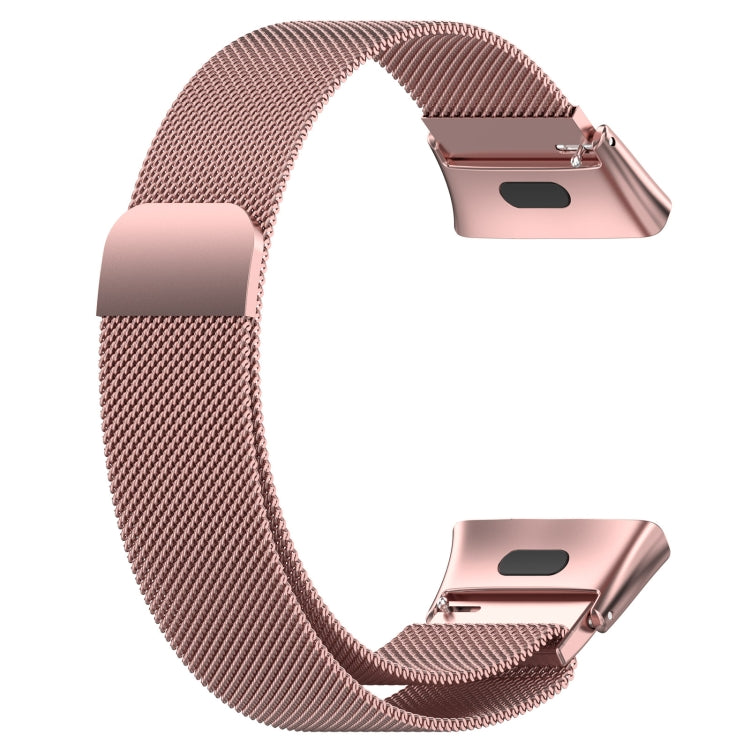 For Xiaomi Redmi Watch 3 / Mi Watch Lite 3 Milanese Metal Watch Band(Rose Pink) - Watch Bands by buy2fix | Online Shopping UK | buy2fix