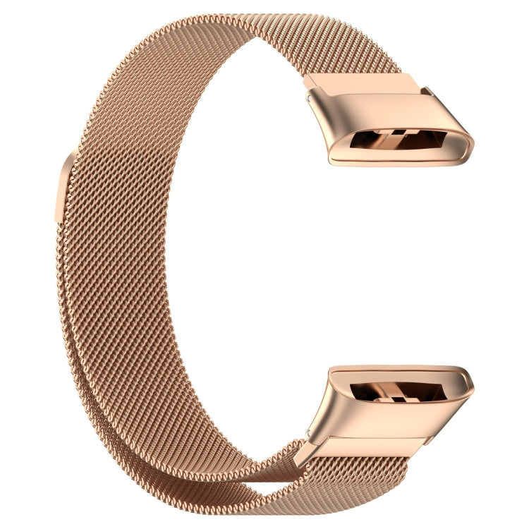 For Xiaomi Redmi Watch 3 / Mi Watch Lite 3 Milanese Metal Watch Band(Rose Gold) - Watch Bands by buy2fix | Online Shopping UK | buy2fix