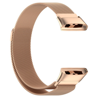 For Xiaomi Redmi Watch 3 / Mi Watch Lite 3 Milanese Metal Watch Band(Rose Gold) - Watch Bands by buy2fix | Online Shopping UK | buy2fix