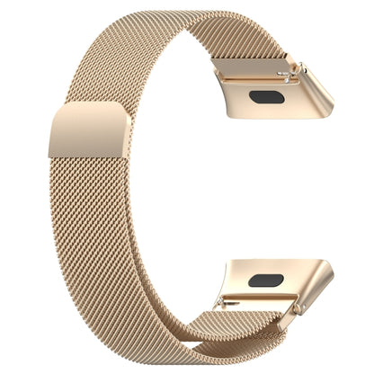 For Xiaomi Redmi Watch 3 / Mi Watch Lite 3 Milanese Metal Watch Band(Champagne) - Watch Bands by buy2fix | Online Shopping UK | buy2fix