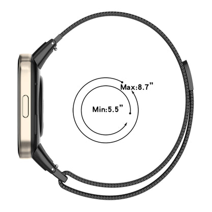 For Xiaomi Redmi Watch 3 / Mi Watch Lite 3 Milanese Metal Watch Band(Silver) - Watch Bands by buy2fix | Online Shopping UK | buy2fix