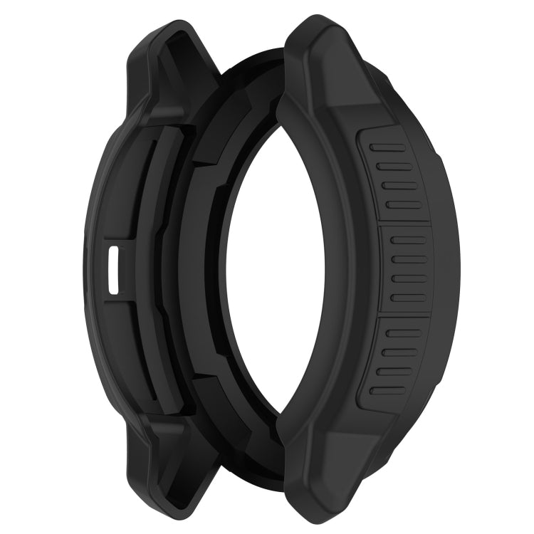 For Garmin Instinct Crossover Armor Hollow Watch Protective Case(Black) - Watch Cases by buy2fix | Online Shopping UK | buy2fix