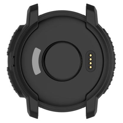 For Garmin Instinct Crossover Armor Hollow Watch Protective Case(Black) - Watch Cases by buy2fix | Online Shopping UK | buy2fix
