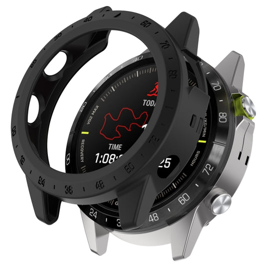 For Garmin MARQ 2 Armor Hollow Watch Protective Case(Black) - Watch Cases by buy2fix | Online Shopping UK | buy2fix