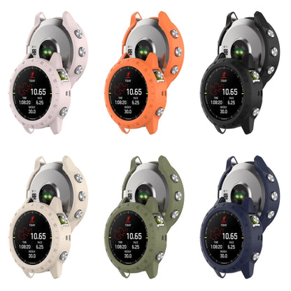 For Garmin MARQ 2 Armor Hollow Watch Protective Case(Black) - Watch Cases by buy2fix | Online Shopping UK | buy2fix