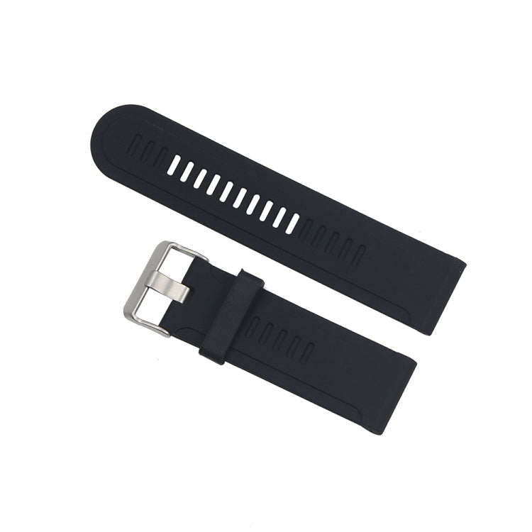 For Garmin Fenix3 HR Silicone Watch Band(Black) by buy2fix