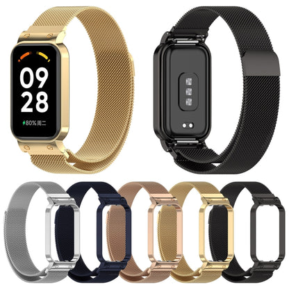 For Redmi Band 2 2 in 1 Milan Metal Watch Band(Silver) - Watch Bands by buy2fix | Online Shopping UK | buy2fix