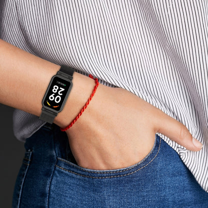 For Redmi Band 2 2 in 1 Milan Metal Watch Band(Silver) - Watch Bands by buy2fix | Online Shopping UK | buy2fix