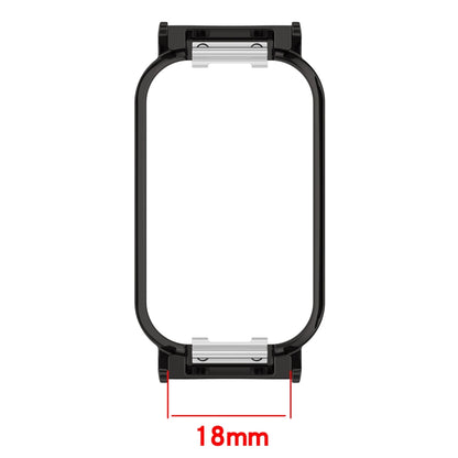 For Redmi Band 2 Metal Frame Watch Protective Case(Silver) - Watch Cases by buy2fix | Online Shopping UK | buy2fix
